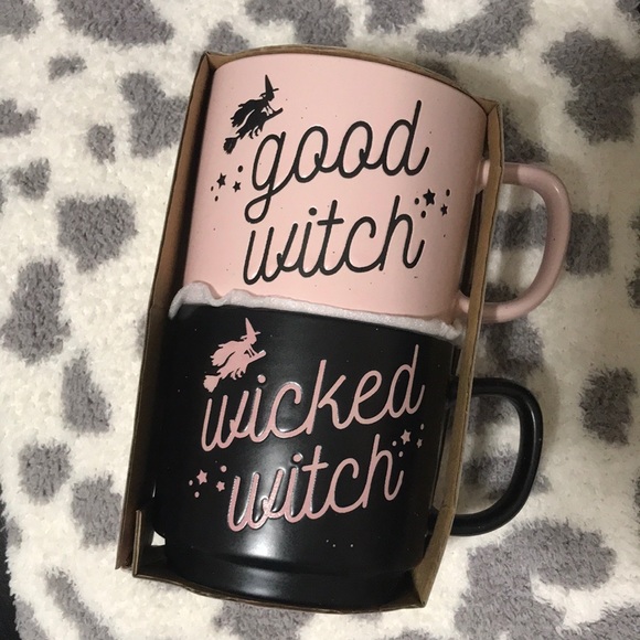 NWT Good Witch/Wicked Witch mug set - Picture 1 of 2
